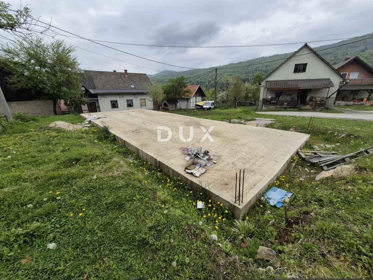VRBOVSKO, SEVERIN NA KUPI - Baugrundstück 464 m2, Baubeginn