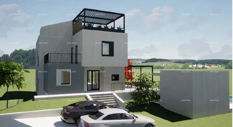 Villa di lusso con piscina in vendita, Kaštelir, Parenzo! – 2
