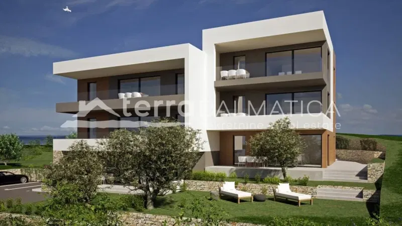 Three-bedroom apartment Maslenica, new building with sea view – 2