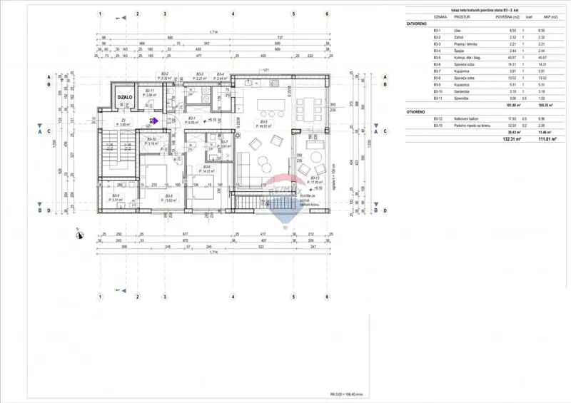 Condo/Apartment Lovran, 121,81m2 – 3