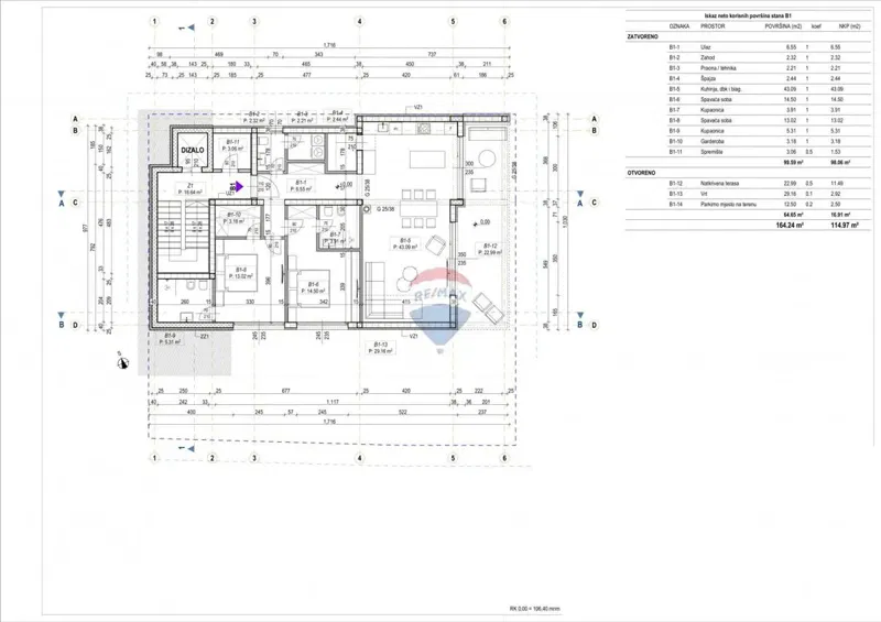 Appartamento Lovran, 114,97m2 – 3