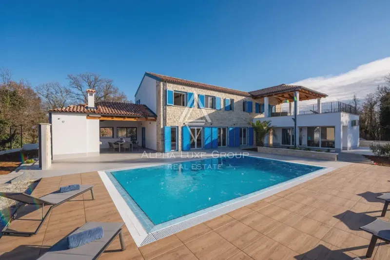 Isztria, Višnjan: Modern luxusvilla kilátással – 2