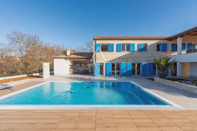 Isztria, Višnjan: Modern luxusvilla kilátással – 3