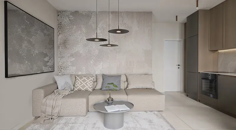 Omišalj, new upper-floor apartment with sea view, 30 m from the beach! – 2