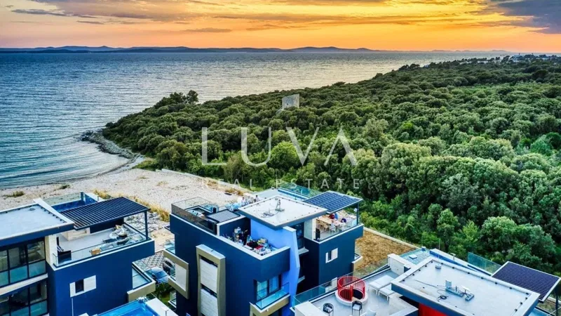 Zadar, Kožino, sale of a luxury penthouse with a pool by the sea – 2