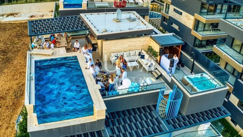Zadar, Kožino, sale of a luxury penthouse with a pool by the sea – 3