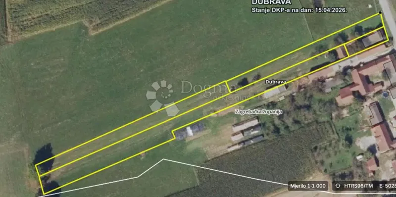 Building land Dubrava, 4.804m2 – 2