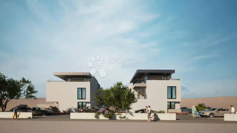 A1.4 – KAŠTEL NOVI; NOWY BUDYNEK, DWUpiętrowy penthouse, 3 SYPIALNIE, 2 TARASY (61 m²), WIDOK NA MORZE, PARKING, DOSKONAŁA LOKALIZACJA – 3
