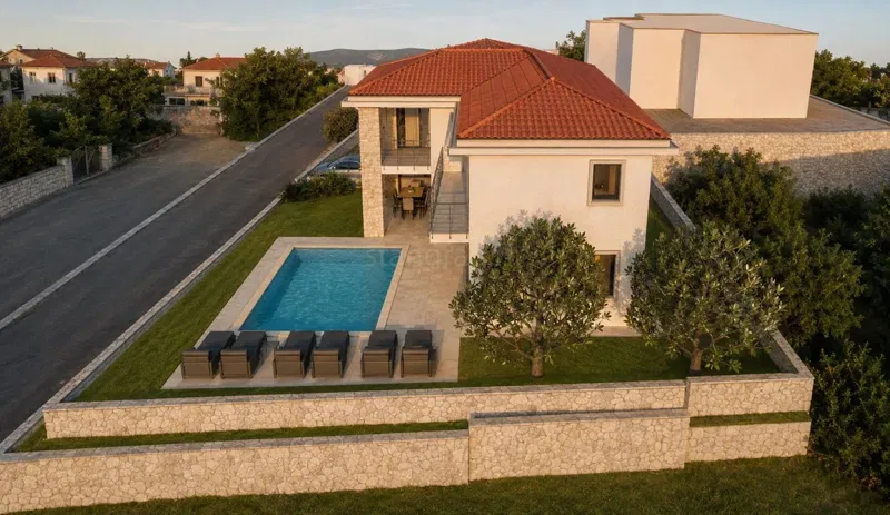 Krk area, land with building permit and sea view! – 2