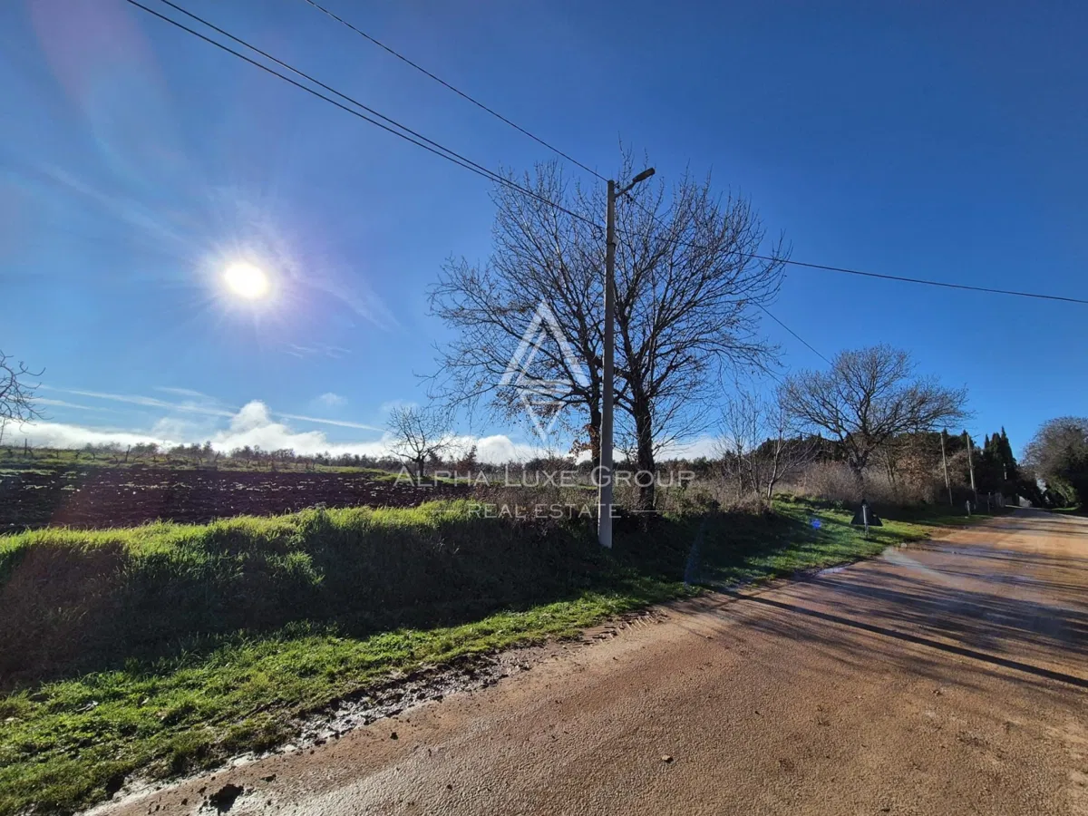 Istra, Kaštelir: Građevinsko zemljište 1180 m²