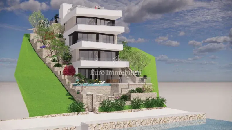 Rtina - exclusive building land with a villa project – 2