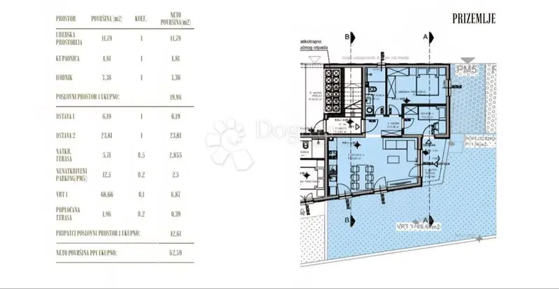 Allogio Kaštel Stari, Kaštela, 62,59m2 – 2
