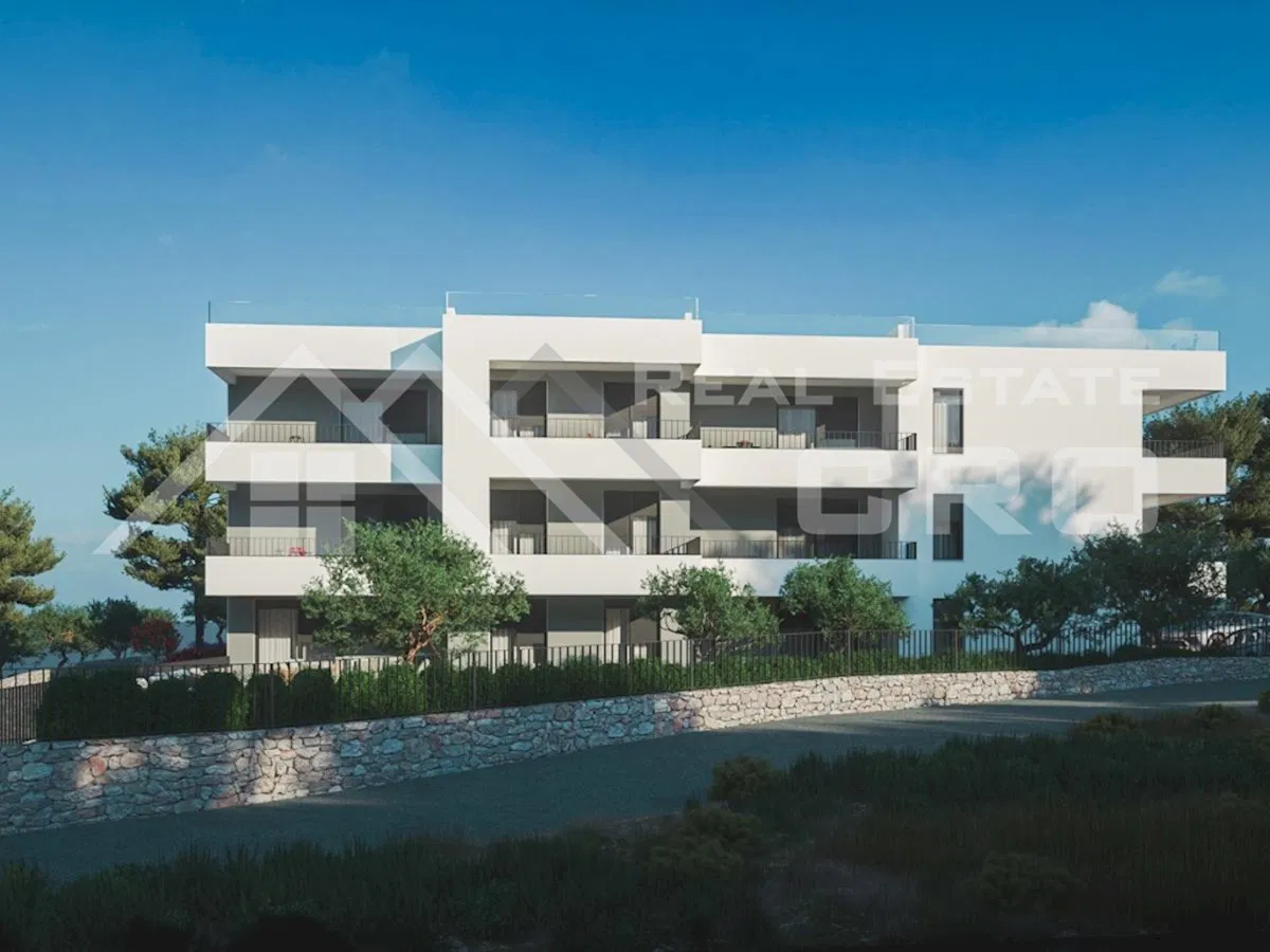 Immobili Čiovo – Appartamenti in nuova costruzione con piscina comune e garage, in vendita