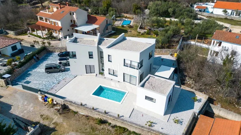 Isola di Krk, - Kornić: Villa esclusiva con piscina riscaldata – 3