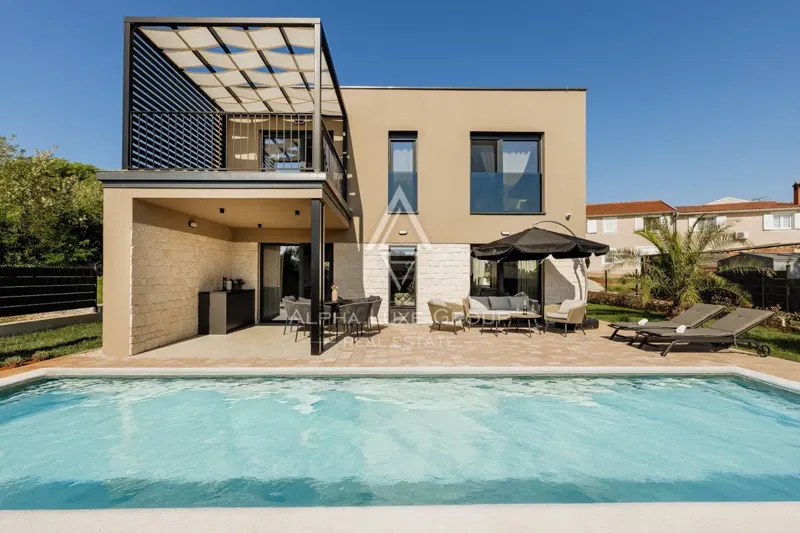 Istria, Torre-Abrega: Casa moderna con piscina in centro – 3