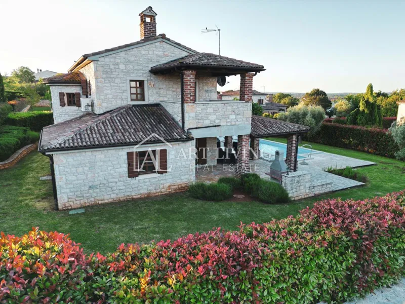 Poreč, okolica - kamena villa s bazenom u rustikalnom stilu – 2