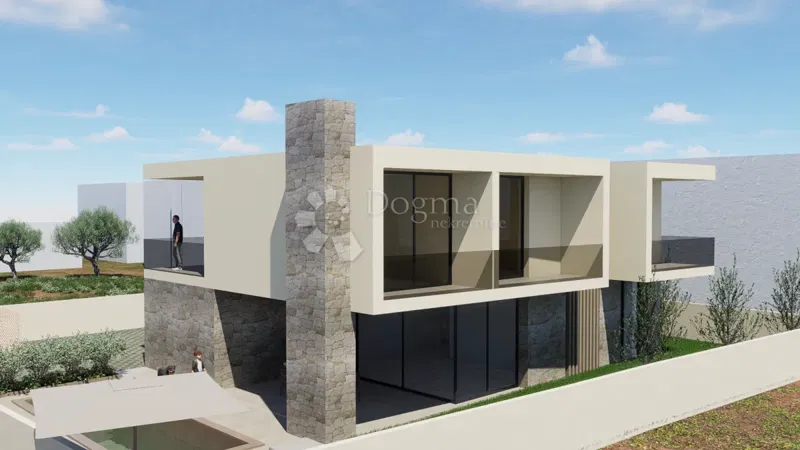 Építési telek Ugljan, Preko, 1.242m2