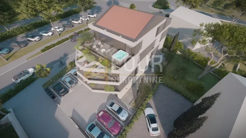 Istria, Rovinj, new building, 3 bedrooms + living room + dining room, sea view – 3