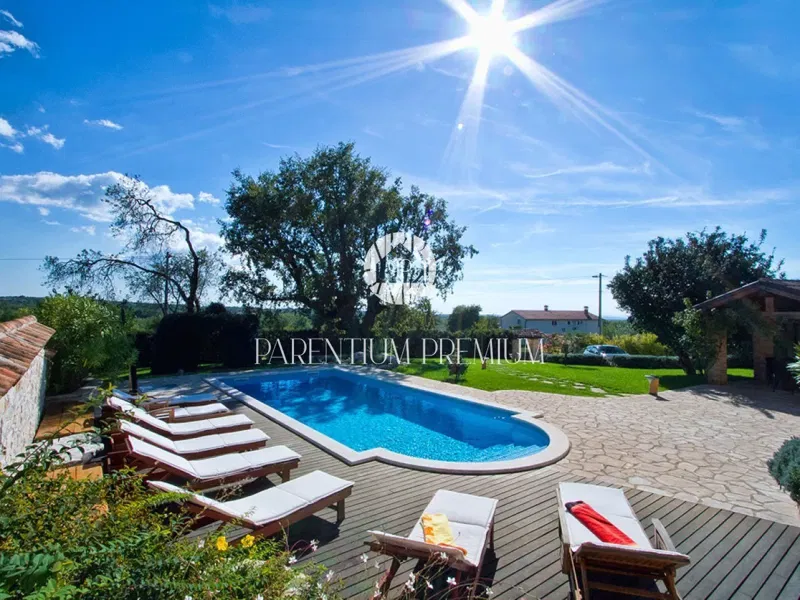 Stone Istrian indigenous villa with pool – 3