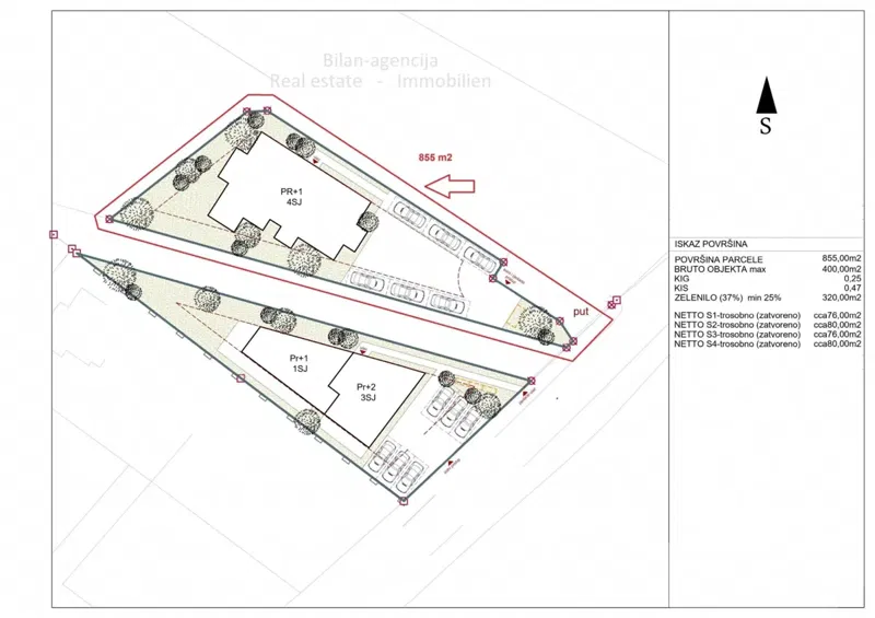 Vodice, residential land, Dalmatia – 2