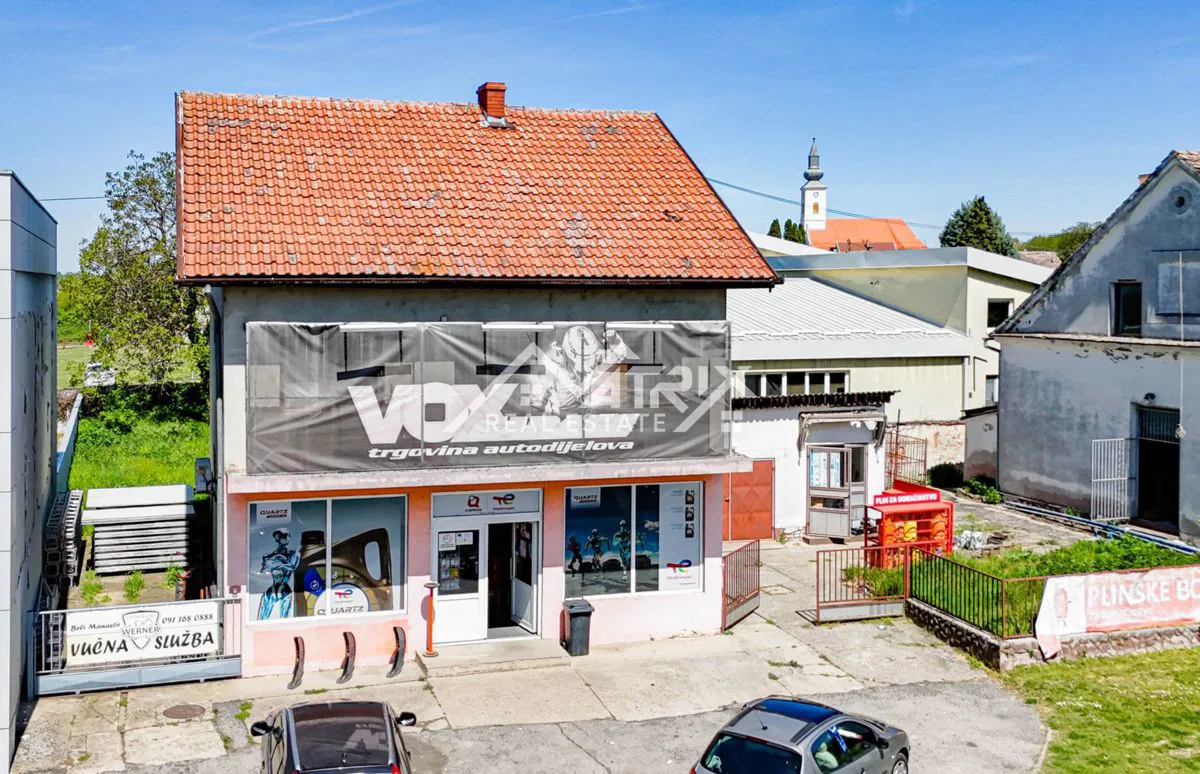 Beli Manastir, kuća s poslovnim prostorom i dvorištem