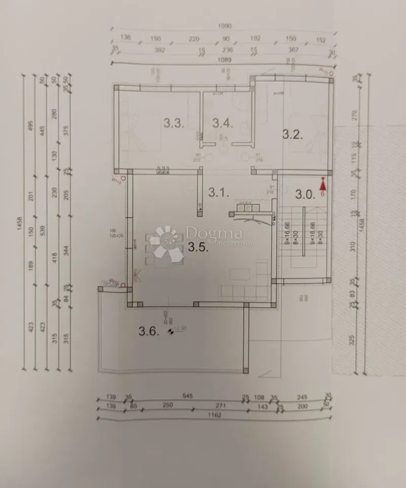 Lakás Barbariga, Vodnjan, 91,59m2 – 2