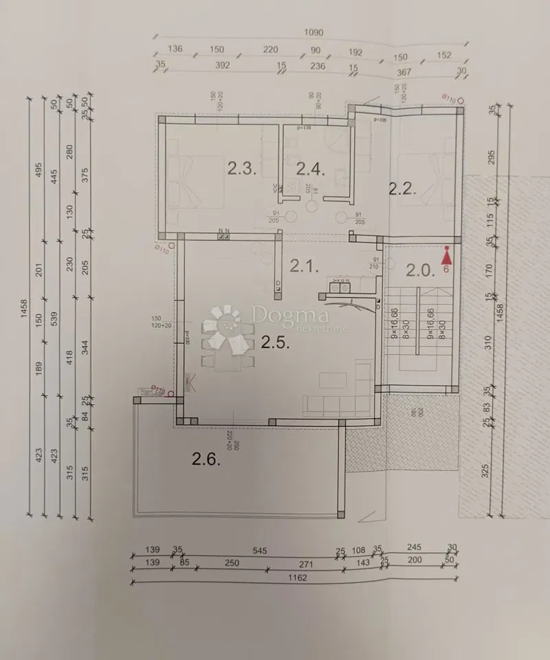 Flat Barbariga, Vodnjan, 91,59m2 – 2