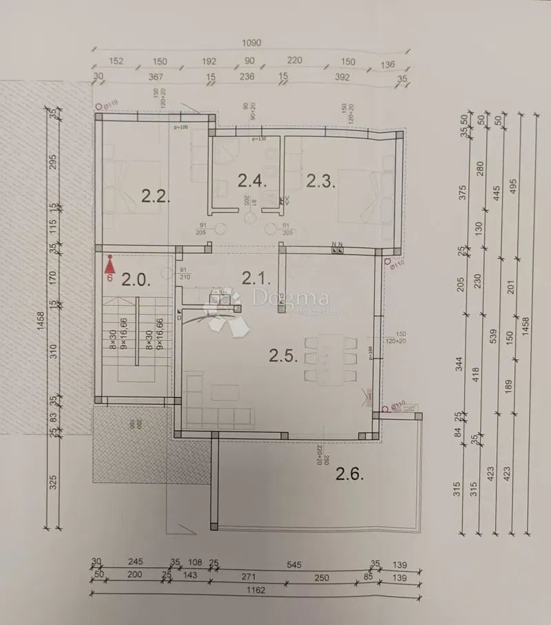Allogio Barbariga, Vodnjan, 91,59m2 – 2