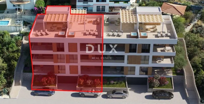 TROGIR, ČIOVO - Exkluzívny apartmán so strešnou terasou a výhľadom na more – 2