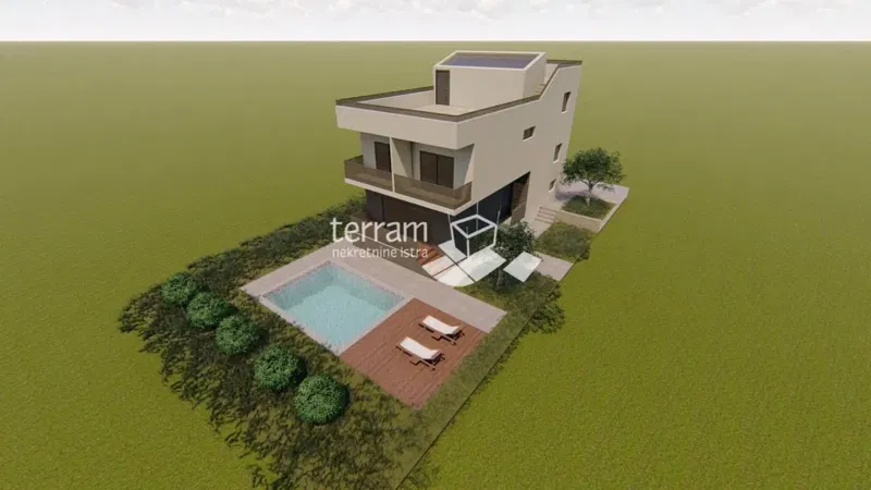 Istra, Ližnjan, kuća 180m2 s bazenom, okućnica 438 m2, #prodaja