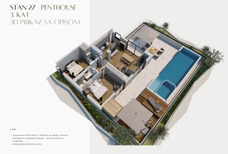 Flat Stobreč, Split - Okolica, 129,70m2 – 2