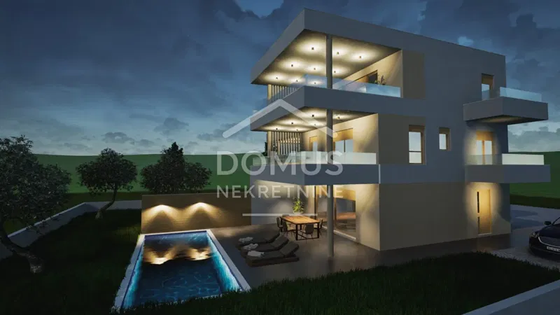 Tribunj, Exclusive penthouse with panoramic sea and island views – 2