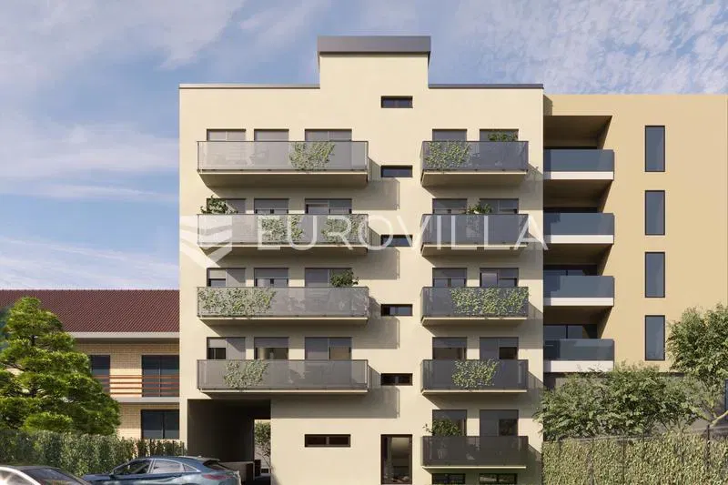 Osijek, Retfala - a unique one-bedroom apartment with a garden in a new development, 40 m² – 2