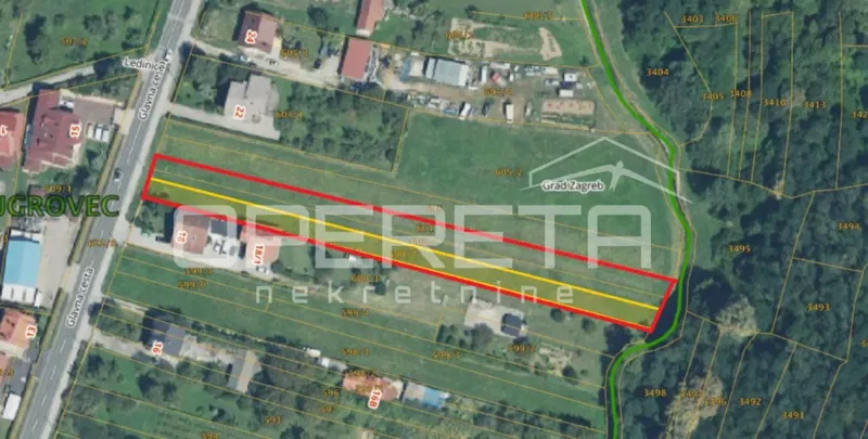 Glavna cesta, Sesvete, 3.767,00 m2, 160.000,00 EUR – 3