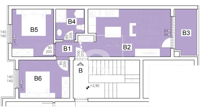 Flat Šijana, Pula, 73,19m2 – 3