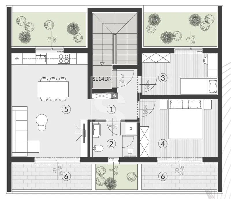 Flat Štinjan, Pula, 61,91m2 – 2