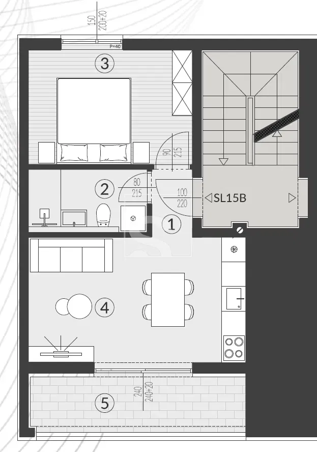 Flat Štinjan, Pula, 61,91m2 – 2