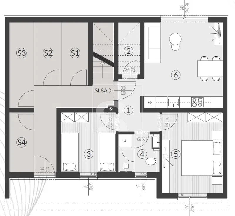 Flat Štinjan, Pula, 61,91m2 – 2