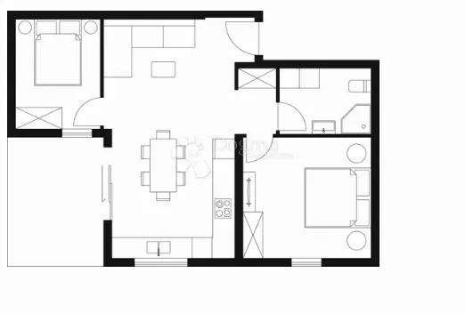 Allogio Peroj, Vodnjan, 77,60m2 – 2