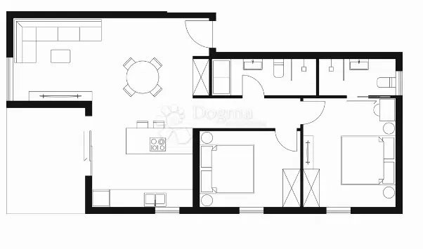 Flat Peroj, Vodnjan, 77,60m2 – 2