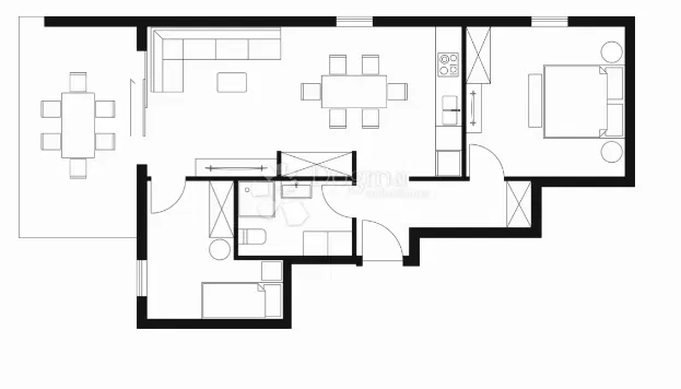 Lakás Peroj, Vodnjan, 77,60m2 – 2