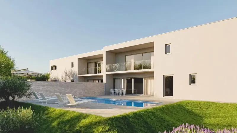 Casa bifamiliare moderna nella zona di Krk, con vista mare! – 3