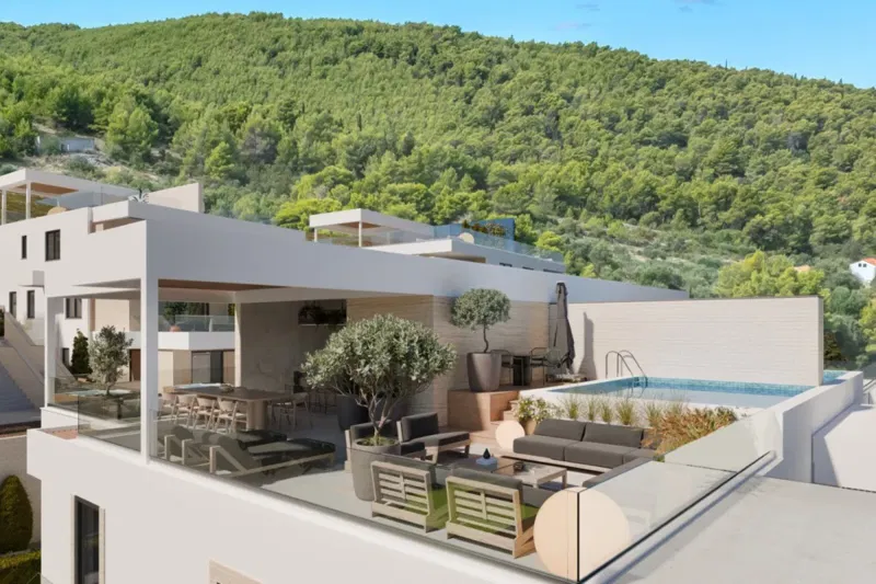 Lussuoso attico con tre camere da letto e vista mare – 2