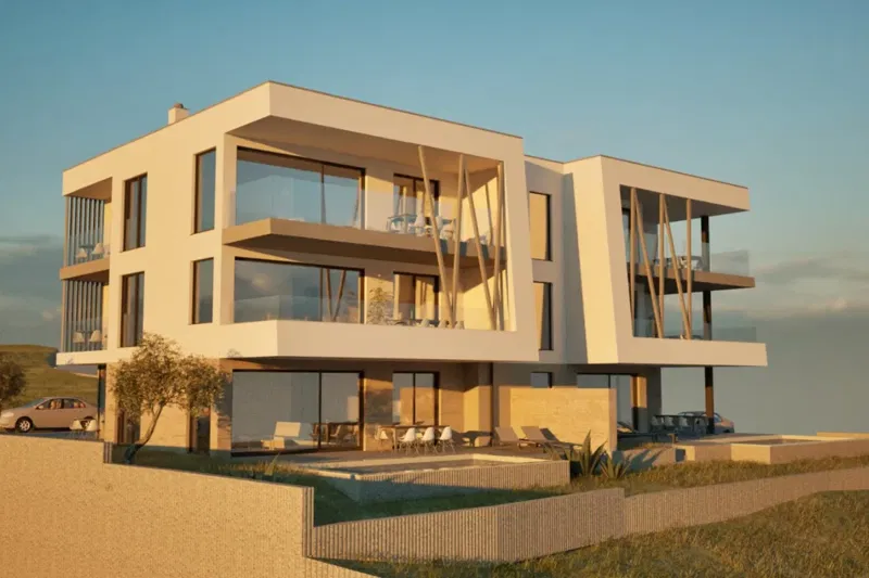 Appartamento in un nuovo edificio con vista mare – 2