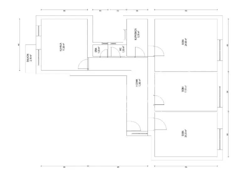 Sale, Apartment, Centar, Kneza Mislava, 3r, 115m2 – 2