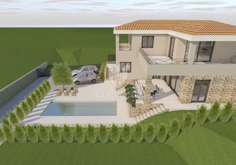 Building land with project for a house with swimming pool – 3