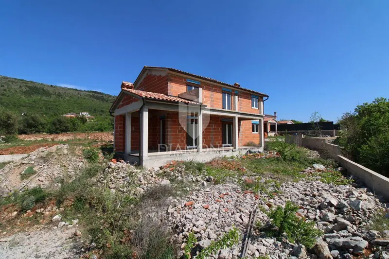 Labin, casa in costruzione con splendida vista sul mare – 3