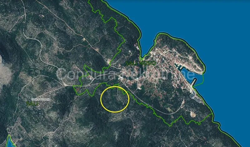 DUGI OTOK (Sali) - poljoprivredno zemljište 1115 m²