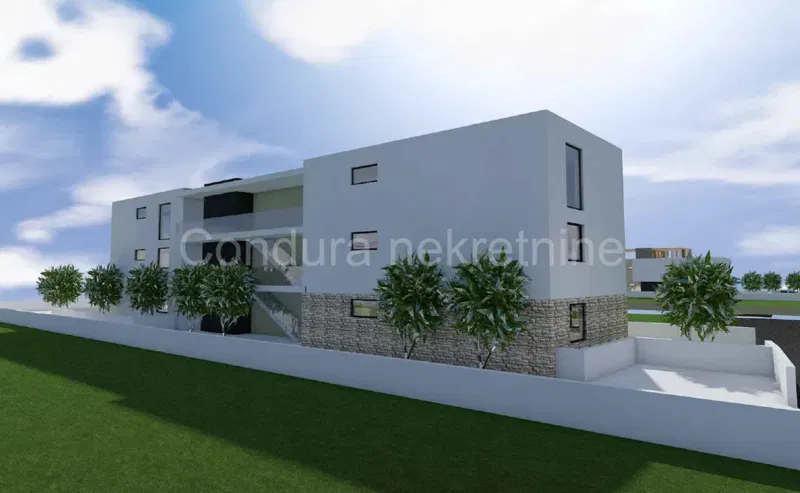 Nin - building land with a permit - zgrada s 9 stanova – 2