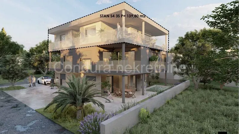 Vir - Three bedroom apartment with a seaview, south side – 3